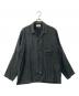 MARKAWARE（マーカウェア）の古着「OPEN COLLAR SHIRT HEMP オープンカラーシャツ」｜ブラック