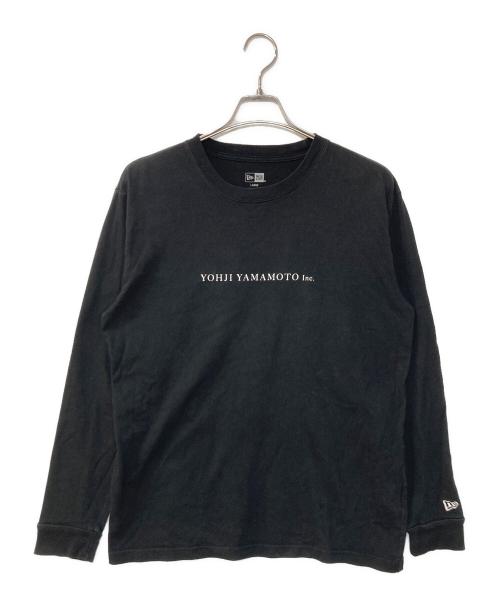YOHJI YAMAMOTO（ヨウジヤマモト）YOHJI YAMAMOTO (ヨウジヤマモト) New Era (ニューエラ) YY Inc. LOGO ALLBRAND PRINT Long Sleeve T ブラック サイズ:4の古着・服飾アイテム