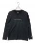 YOHJI YAMAMOTO（ヨウジヤマモト）の古着「YY Inc. LOGO ALLBRAND PRINT Long Sleeve T」｜ブラック
