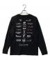 YOHJI YAMAMOTO (ヨウジヤマモト) New Era (ニューエラ) YY Inc. LOGO ALLBRAND PRINT Long Sleeve T ブラック サイズ:4：8000円