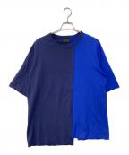 s'yteサイト）の古着「切替デザインTシャツ」｜ブルー