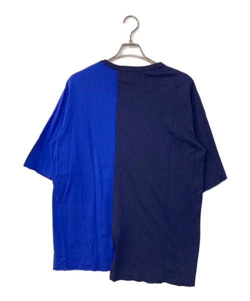 s'yte（サイト）s'yte (サイト) 切替デザインTシャツ ブルー サイズ:3の古着・服飾アイテム