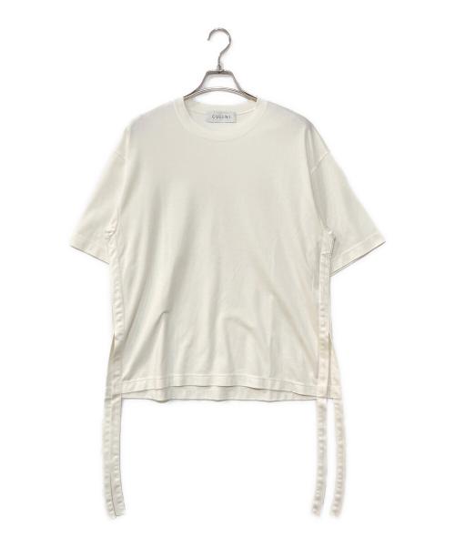 CULLNI（クルニ）CULLNI (クルニ) リボンベルトプルオーバーカットソー ホワイト サイズ:1の古着・服飾アイテム