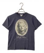 TOYS MCCOYトイズマッコイ）の古着「MARILYN MONROE TEE マリリンモンロー Tシャツ」｜ネイビー