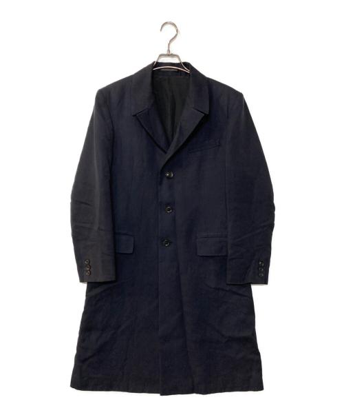 Y's for men（ワイズフォーメン）Y'S for men (ワイズフォーメン) 3Bコットンリネンチェスターコート ネイビー サイズ:記載なしの古着・服飾アイテム