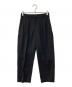 GOLDWIN（ゴールドウイン）の古着「One Tuck Wool Pants ワンタックウールパンツ」｜ブラック