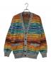 MISSONI（ミッソーニ）の古着「ボーダーニットカーディガン」｜マルチカラー