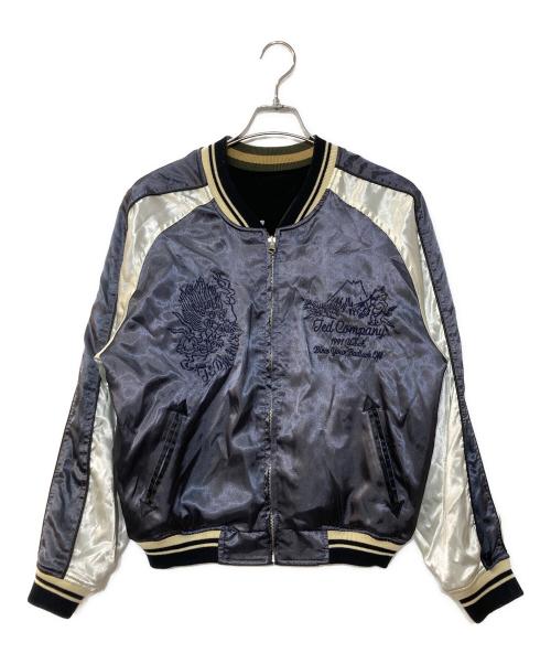 TED COMPANY（テッドカンパニー）TED COMPANY (テッドカンパニー) リバーシブルスカジャン ネイビー×グレー サイズ:40の古着・服飾アイテム