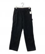 CarHarttカーハート）の古着「Loose Fit Washed Duck Utility Work Pant ルーズ フィット ウォッシュド ダック ユーティリティ ワーク」｜ブラック