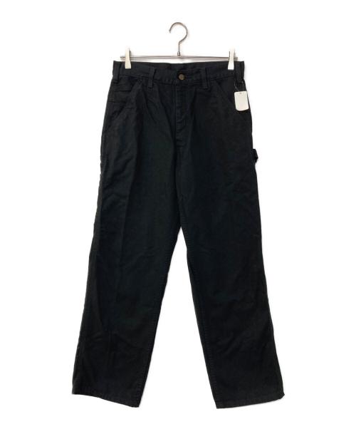 CarHartt（カーハート）CarHartt (カーハート) Loose Fit Washed Duck Utility Work Pant ルーズ フィット ウォッシュド ダック ユーティリティ ワーク ブラック サイズ:W31の古着・服飾アイテム