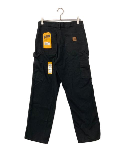 CarHartt（カーハート）CarHartt (カーハート) Loose Fit Washed Duck Utility Work Pant ルーズ フィット ウォッシュド ダック ユーティリティ ワーク ブラック サイズ:W31の古着・服飾アイテム