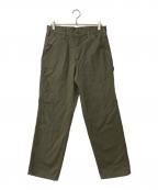 CarHarttカーハート）の古着「B11 WASHED DUCK WORK PANT ダックぺインターパンツ」｜グリーン