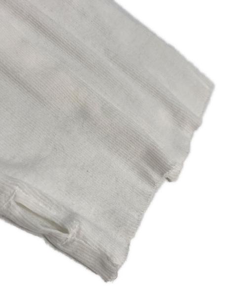 DAIRIKU（ダイリク）DAIRIKU (ダイリク) DaisySkelton Rib Tag Tee 長袖シアーカットソー ホワイト サイズ:Mの古着・服飾アイテム