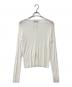 DAIRIKU (ダイリク) DaisySkelton Rib Tag Tee 長袖シアーカットソー ホワイト サイズ:M：10000円