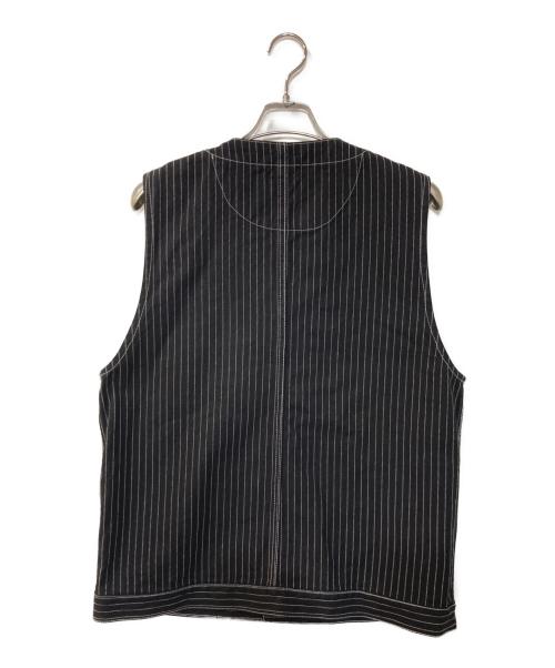 SCHOTT BROS.（ショット）SCHOTT BROS. (ショット) OLD HICKORY DENIM VEST オールド ヒッコリー デニム ベスト ブラック サイズ:XLの古着・服飾アイテム