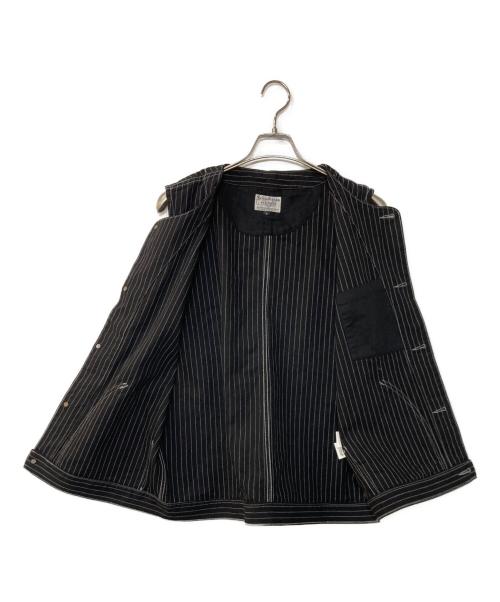 SCHOTT BROS.（ショット）SCHOTT BROS. (ショット) OLD HICKORY DENIM VEST オールド ヒッコリー デニム ベスト ブラック サイズ:XLの古着・服飾アイテム