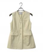ENFOLDエンフォルド）の古着「V-NECK VEST Vネックベスト」｜イエロー