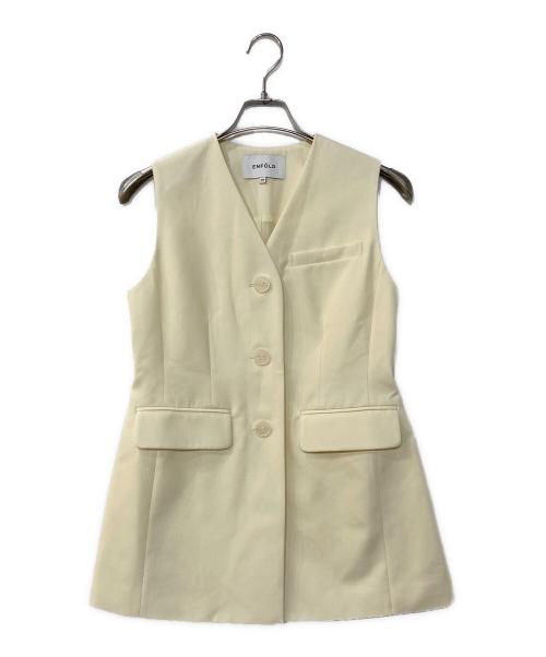 ENFOLD（エンフォルド）ENFOLD (エンフォルド) V-NECK VEST Vネックベスト イエロー サイズ:38の古着・服飾アイテム