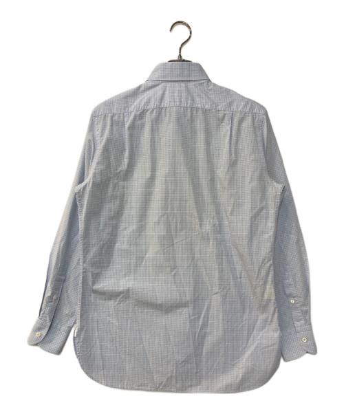 GUY ROVER（ギローバー）GUY ROVER (ギローバー) チェックシャツ ブルー サイズ:40の古着・服飾アイテム