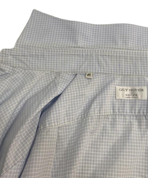 GUY ROVER（ギローバー）GUY ROVER (ギローバー) チェックシャツ ブルー サイズ:40の古着・服飾アイテム