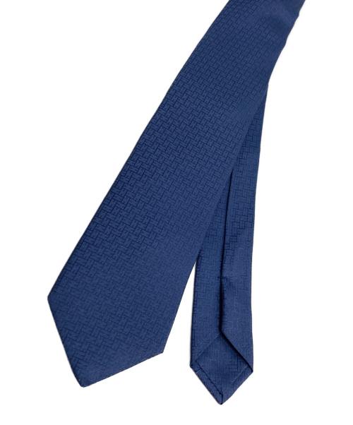 HERMES（エルメス）HERMES (エルメス) Hロゴネクタイ ネイビー サイズ:なしの古着・服飾アイテム