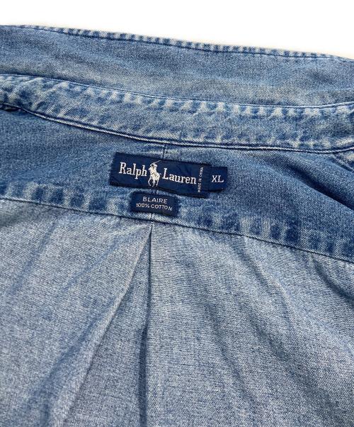 RALPH LAUREN（ラルフローレン）RALPH LAUREN (ラルフローレン) 90`sボタンダウンデニムシャツ インディゴ サイズ:XLの古着・服飾アイテム