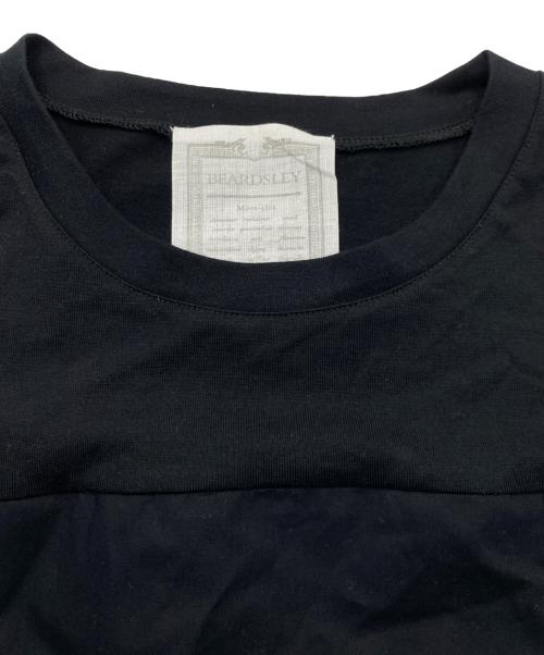 BEARDSLEY（ビアズリー）BEARDSLEY (ビアズリー) カットコンビフレアワンピース ブラック サイズ:Fの古着・服飾アイテム
