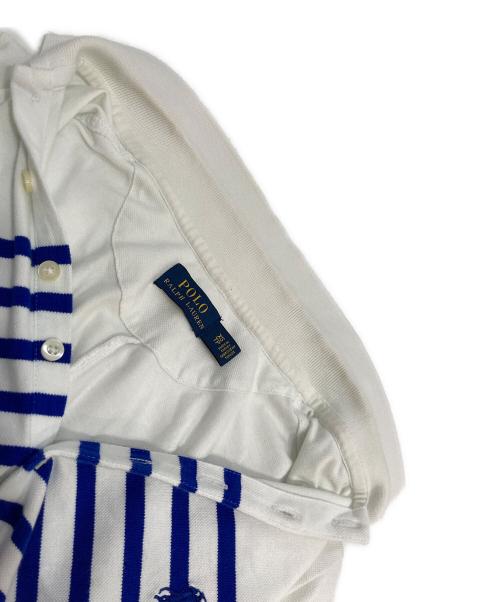 POLO RALPH LAUREN（ポロ・ラルフローレン）POLO RALPH LAUREN (ポロ・ラルフローレン) ボーダー ポロシャツワンピース ホワイト サイズ:XSの古着・服飾アイテム