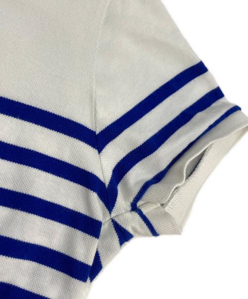 POLO RALPH LAUREN（ポロ・ラルフローレン）POLO RALPH LAUREN (ポロ・ラルフローレン) ボーダー ポロシャツワンピース ホワイト サイズ:XSの古着・服飾アイテム