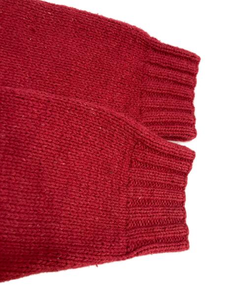POLO RALPH LAUREN（ポロ・ラルフローレン）POLO RALPH LAUREN (ポロ・ラルフローレン) 90‘s Hand Knit レッド サイズ:XXLの古着・服飾アイテム