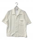 OUR LEGACYアワーレガシー）の古着「BOX SHIRT SHORTSLEEVE　ショートスリーブボックスシャツ」｜ホワイト