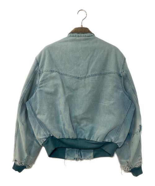 CarHartt（カーハート）CarHartt (カーハート) Santa Fe Jacket サンタフェジャケット グリーンブルー サイズ:不明の古着・服飾アイテム