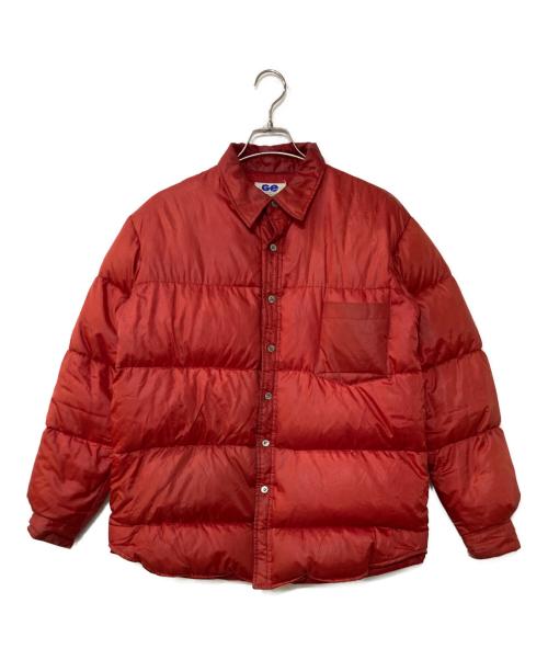 GOODENOUGH（グッドイナフ）GOODENOUGH (グッドイナフ) 90‘s シャツダウンジャケット レッド サイズ:Lの古着・服飾アイテム