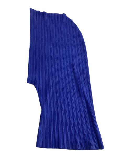 PLEATS PLEASE（プリーツプリーズ）PLEATS PLEASE (プリーツプリーズ) プリーツバラクラバ ブルーの古着・服飾アイテム