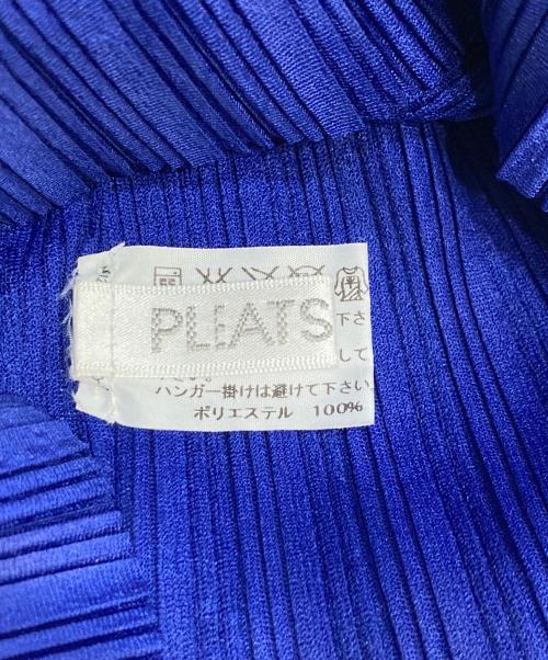 PLEATS PLEASE（プリーツプリーズ）PLEATS PLEASE (プリーツプリーズ) プリーツバラクラバ ブルーの古着・服飾アイテム