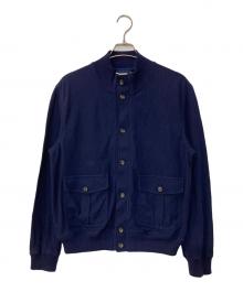 CIRCOLO 1901（チルコロ1901）の古着「スタンドカラーブルゾン 」｜ネイビー