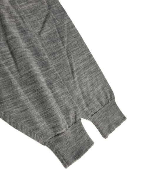 JOHN SMEDLEY（ジョンスメドレー）JOHN SMEDLEY (ジョンスメドレー) STANDARD FIT BELPER SHIRT LS メリノウールニットポロシャツ グレー サイズ:Lの古着・服飾アイテム