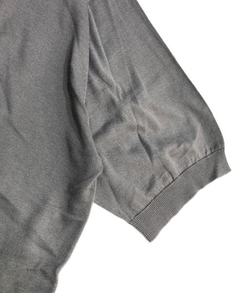 JOHN SMEDLEY（ジョンスメドレー）JOHN SMEDLEY (ジョンスメドレー) STANDARD FIT ADRIAN SHIRT SS シーアイランドコットンニットポロシャツ グレー サイズ:Lの古着・服飾アイテム