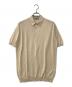 JOHN SMEDLEY（ジョンスメドレー）の古着「STANDARD FIT ADRIAN SHIRT SS コットンニットポロシャツ」｜ベージュ