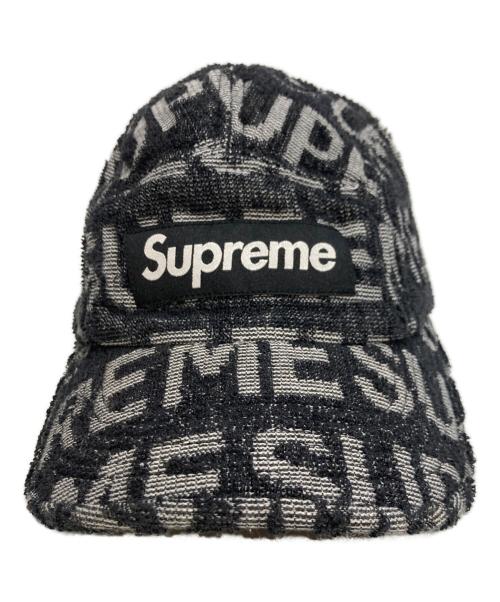 SUPREME（シュプリーム）SUPREME (シュプリーム) BOX LOGO キャップ パイル総柄 ブラックの古着・服飾アイテム