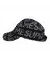 SUPREME (シュプリーム) BOX LOGO キャップ パイル総柄 ブラック：6000円