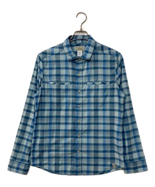 L.L.Bean（エルエルビーン）L.L.Bean (エルエルビーン) Venture Stretch Woven Shirt ベンチャーストレッチ ウーブン シャツ ブルー サイズ:Sの古着・服飾アイテム
