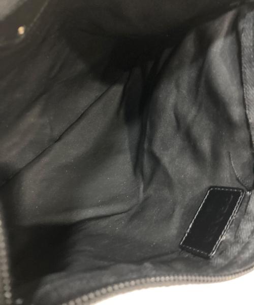 PRADA（プラダ）PRADA (プラダ) トライアングルロゴポーチ ブラックの古着・服飾アイテム