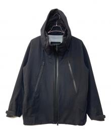 DESCENTE ALLTERRAIN（デザイント オルテライン）の古着「HARD SHELL JACKET CREAS ハードシェルジャケット クレアス」｜ブラック