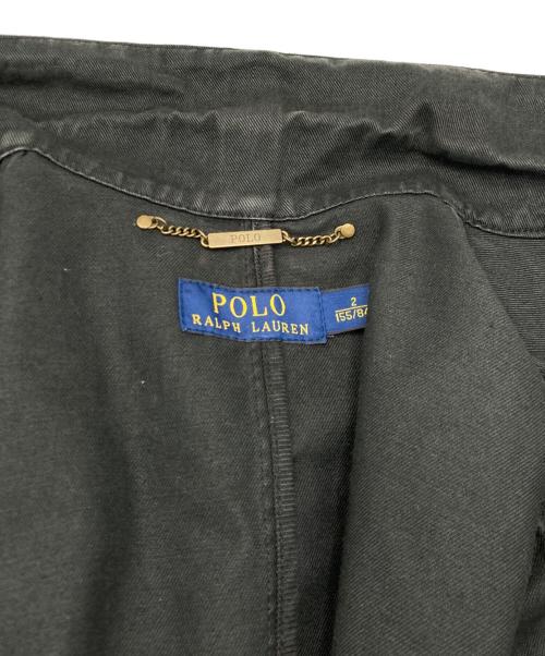 POLO RALPH LAUREN（ポロ・ラルフローレン）POLO RALPH LAUREN (ポロ・ラルフローレン) 金釦コットン6Bジャケット ブラック サイズ:2の古着・服飾アイテム