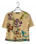 LEONARD FASHION（レオナールファッション）の古着「カシミヤブレンドシルクニット」｜ベージュ