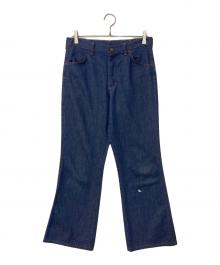 Wrangler（ラングラー）の古着「70`sフレアデニムパンツ USA製」｜インディゴ
