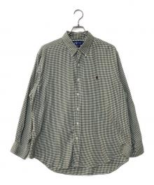 POLO RALPH LAUREN（ポロ・ラルフローレン）の古着「ボタンダウンチェックシャツ  BLAKE」｜グリーン