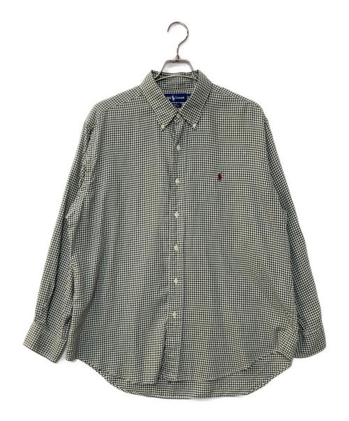 POLO RALPH LAUREN（ポロ・ラルフローレン）POLO RALPH LAUREN (ポロ・ラルフローレン) ボタンダウンチェックシャツ  BLAKE グリーン サイズ:LLの古着・服飾アイテム