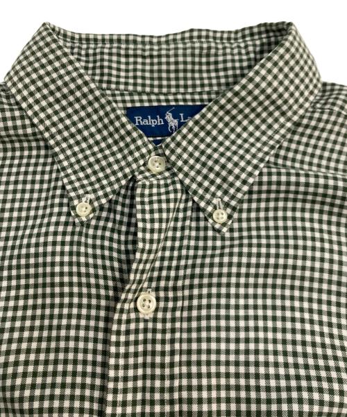 POLO RALPH LAUREN（ポロ・ラルフローレン）POLO RALPH LAUREN (ポロ・ラルフローレン) ボタンダウンチェックシャツ  BLAKE グリーン サイズ:LLの古着・服飾アイテム